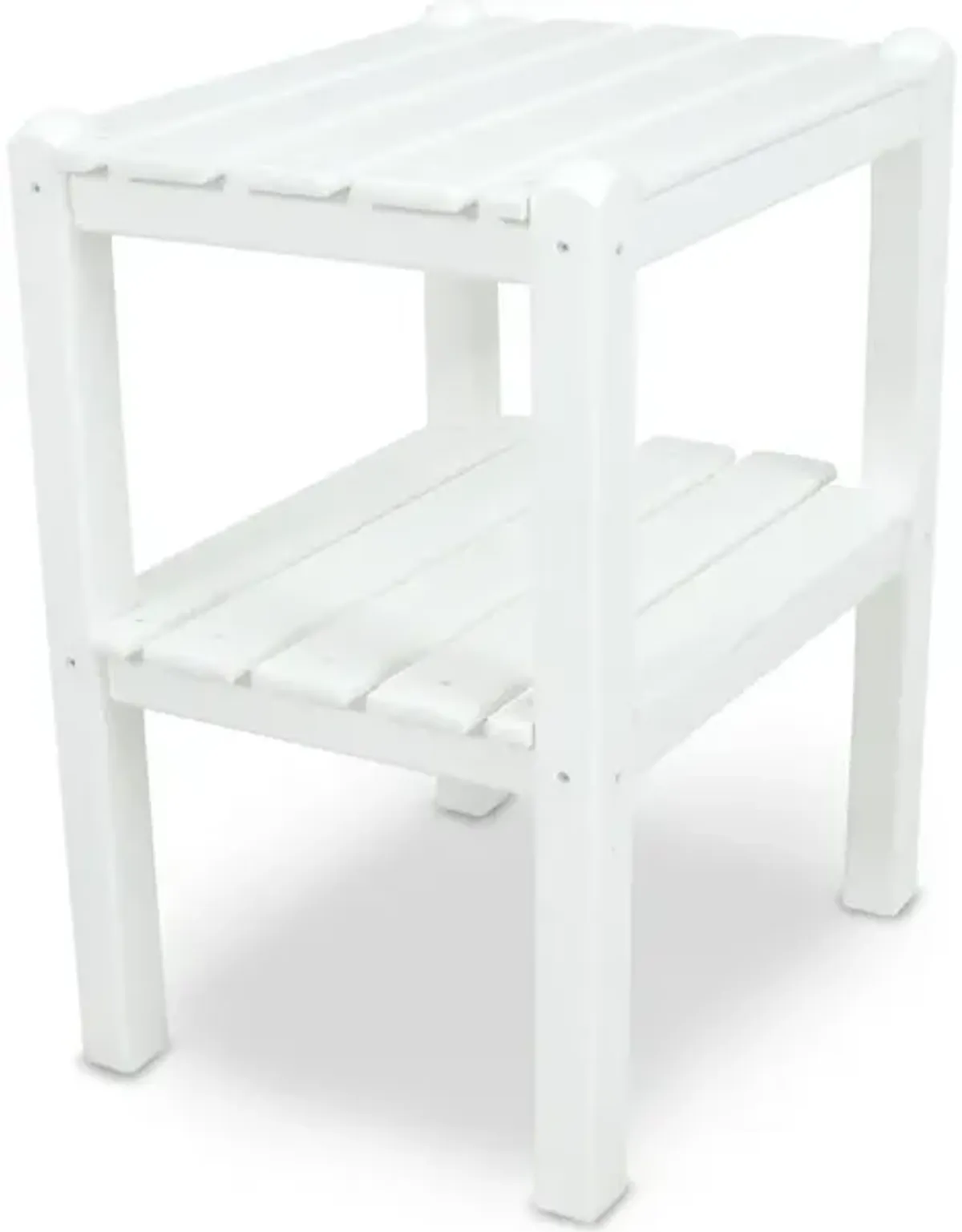 Two Shelf Side Table