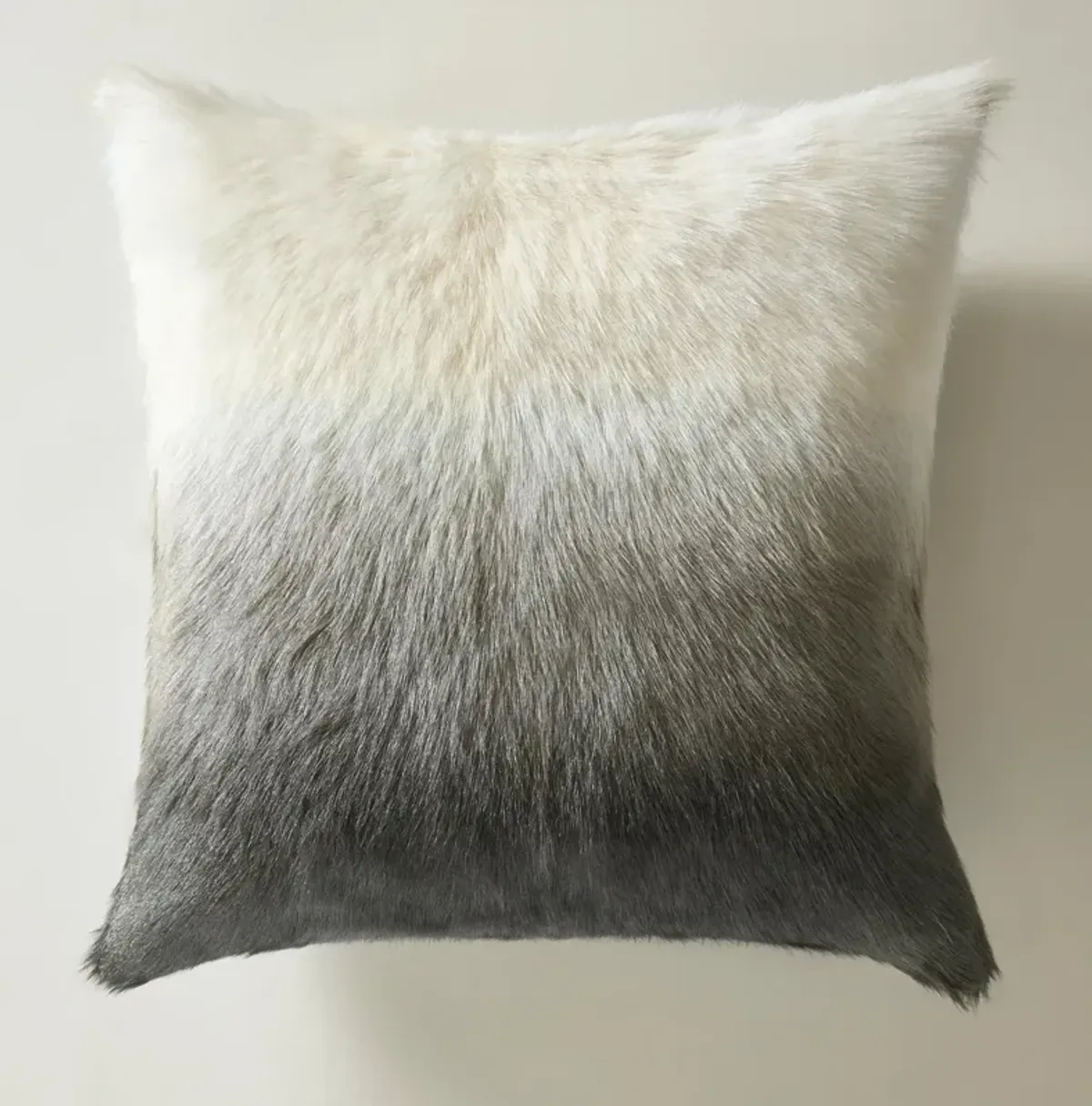 Ombre Fur Pillow 22"