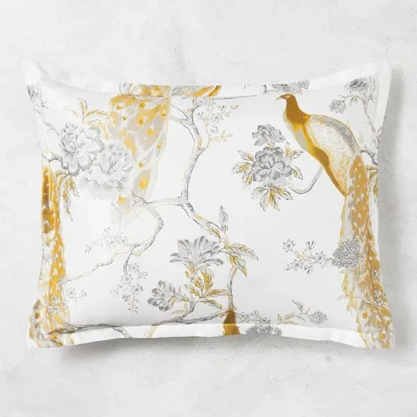 Pavo Bedding - Ivory/Gold