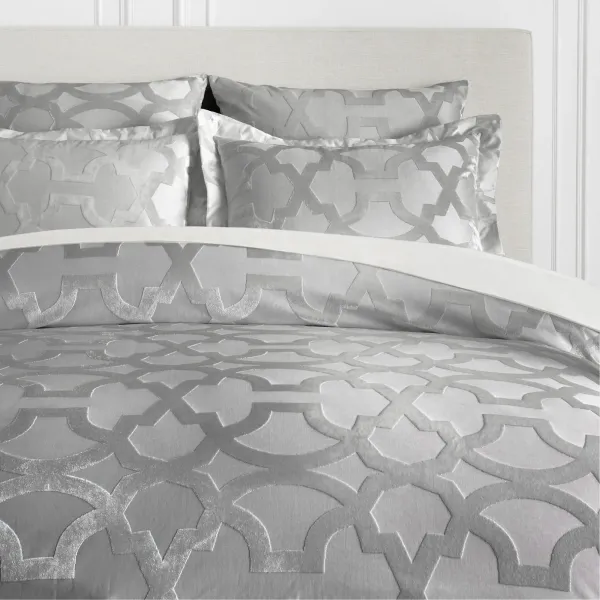 Edessa Bedding - Silver