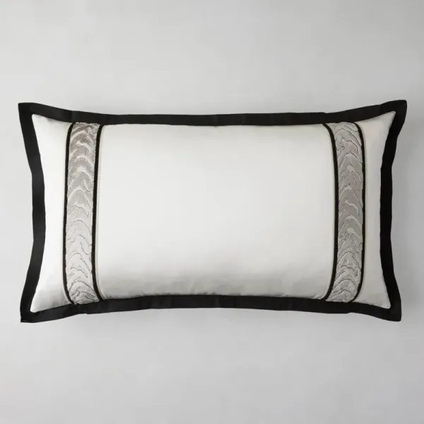 Gianna Frame Bedding - Grey/Black