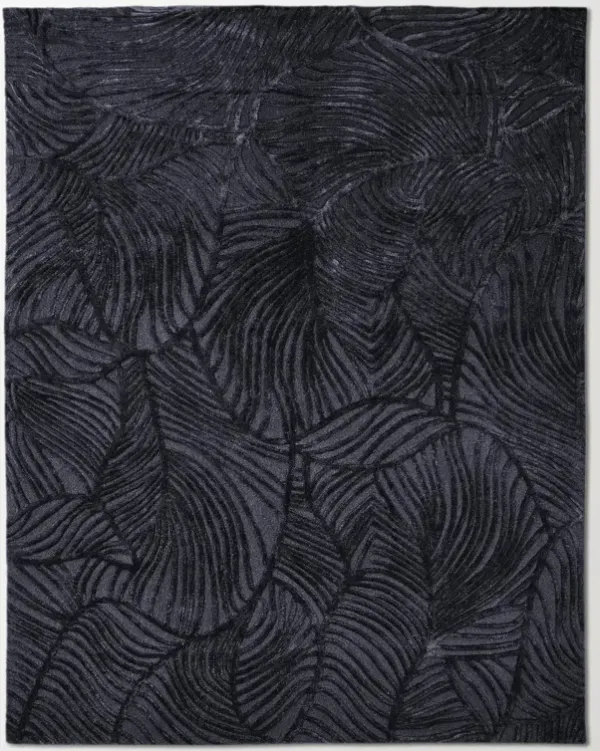 Palm Rug - Charcoal