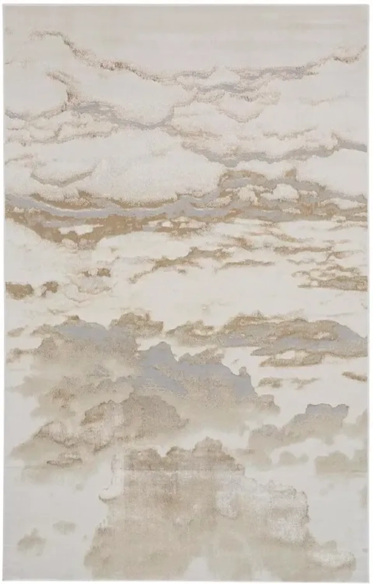 Tide Rug - Beige/Gold
