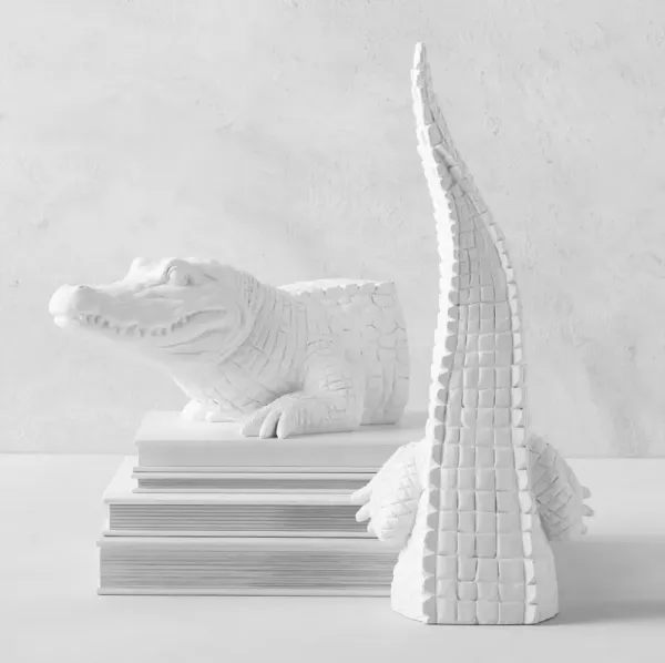 Alligator Bookends