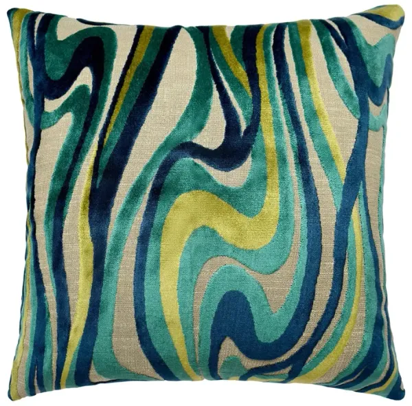 Sway Pillow 22" - Teal