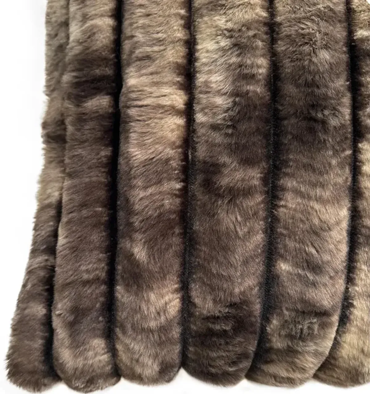 Fur Channel 20" -  Chocolate