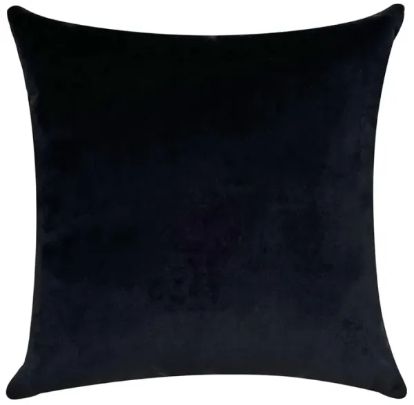 Solid Texture Pillow 20" - Caviar