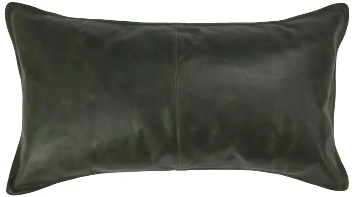 Dylan Lumbar Pillow 14" x 26" - Forest Green