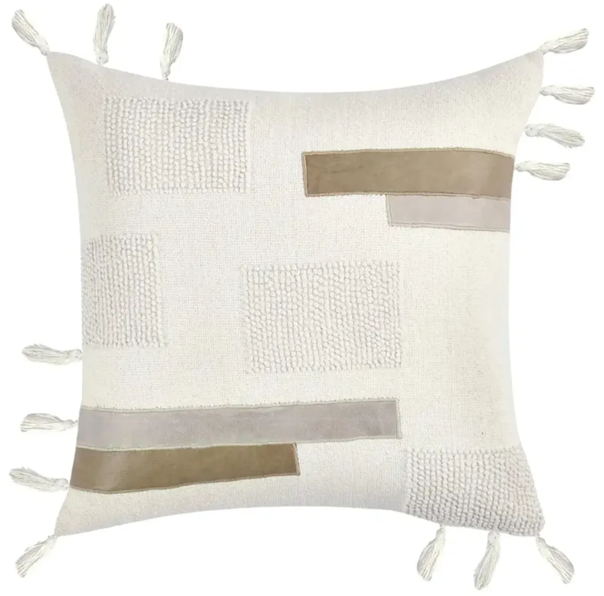 Zayn Pillow 22" - Ivory