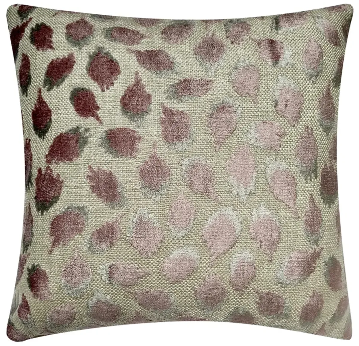 Gianna Pillow 22" - Pink/Grey