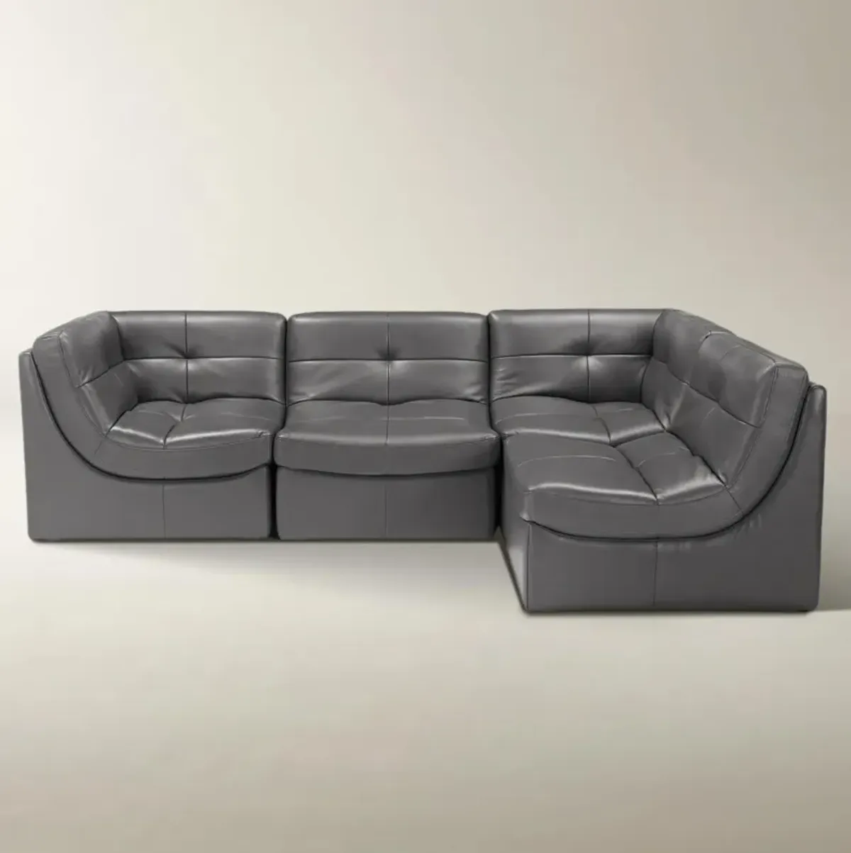 Convo Leather Sectional