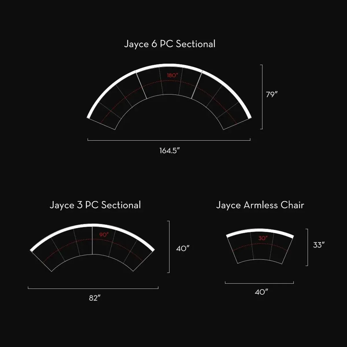 Jayce 3 PC Sectional