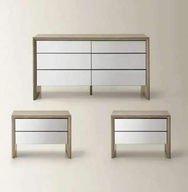 Glimmer Set of 3 Bedroom