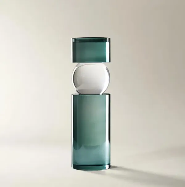 Leroy Crystal Pillar Holder