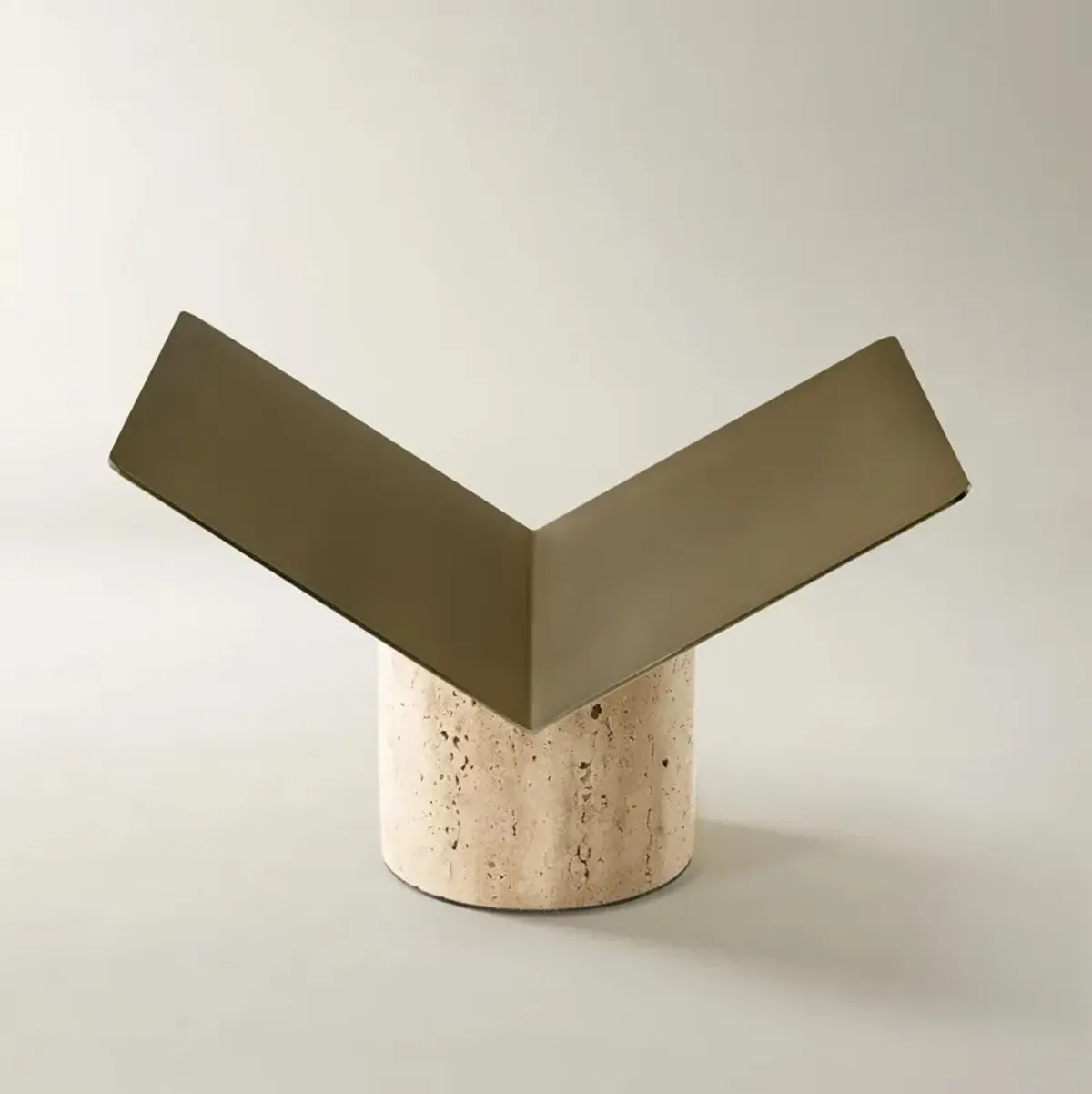 Travertine Book Stand
