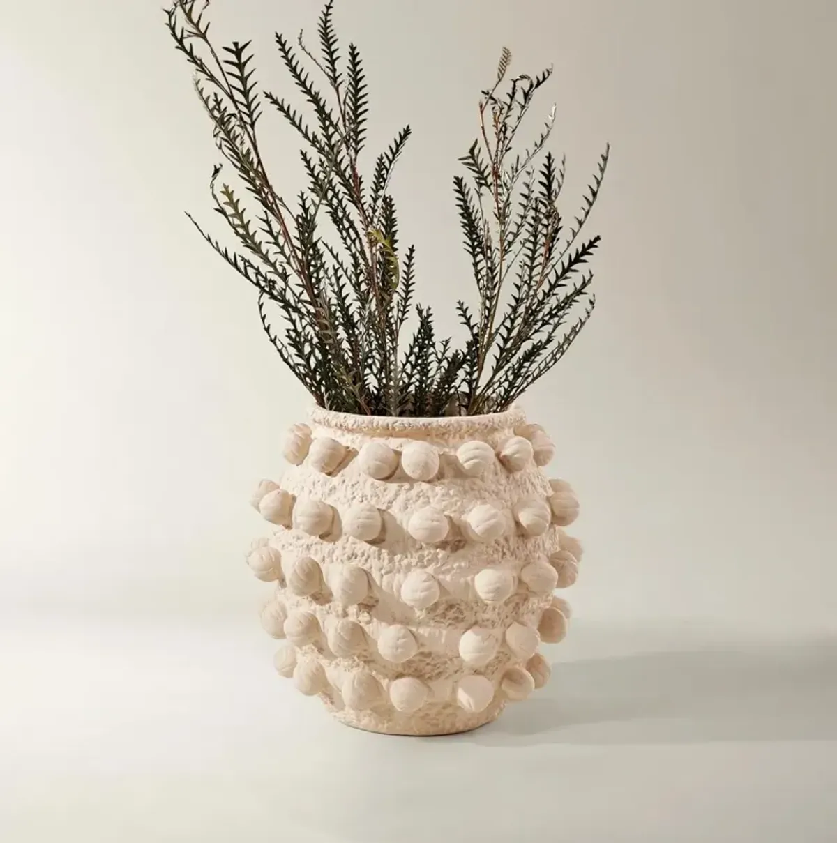 Pompa Vase - Ivory