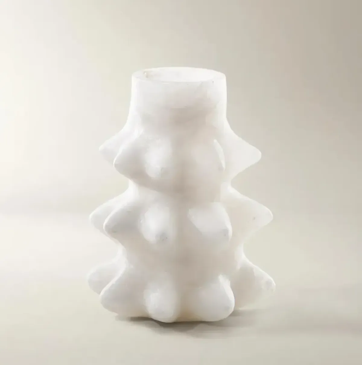 Alabaster Spike Vase