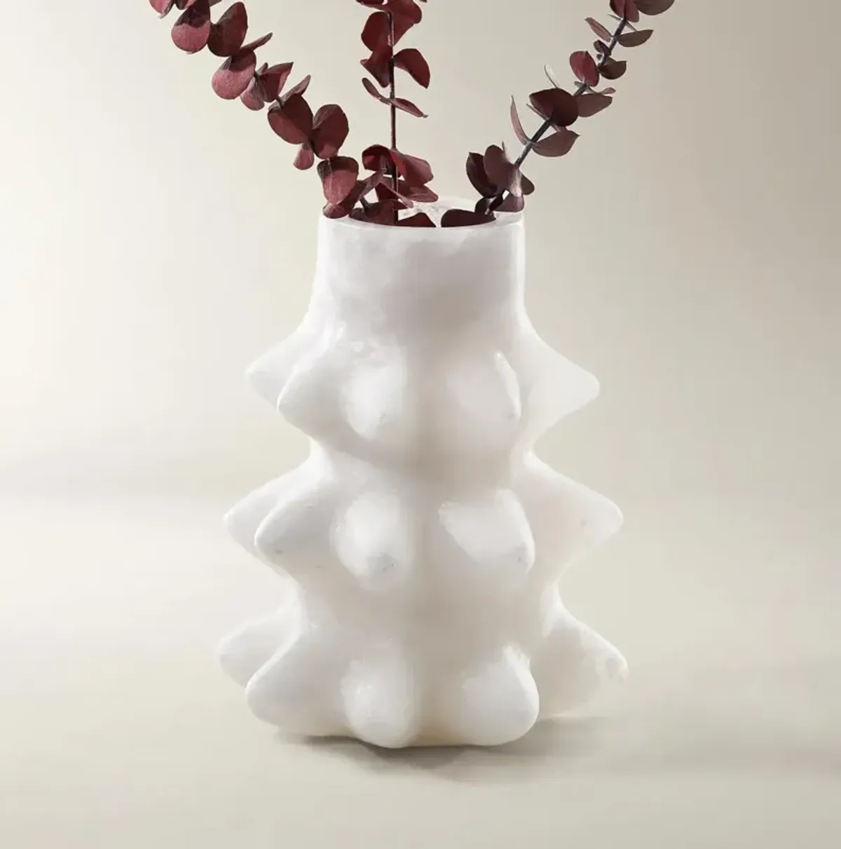 Alabaster Spike Vase
