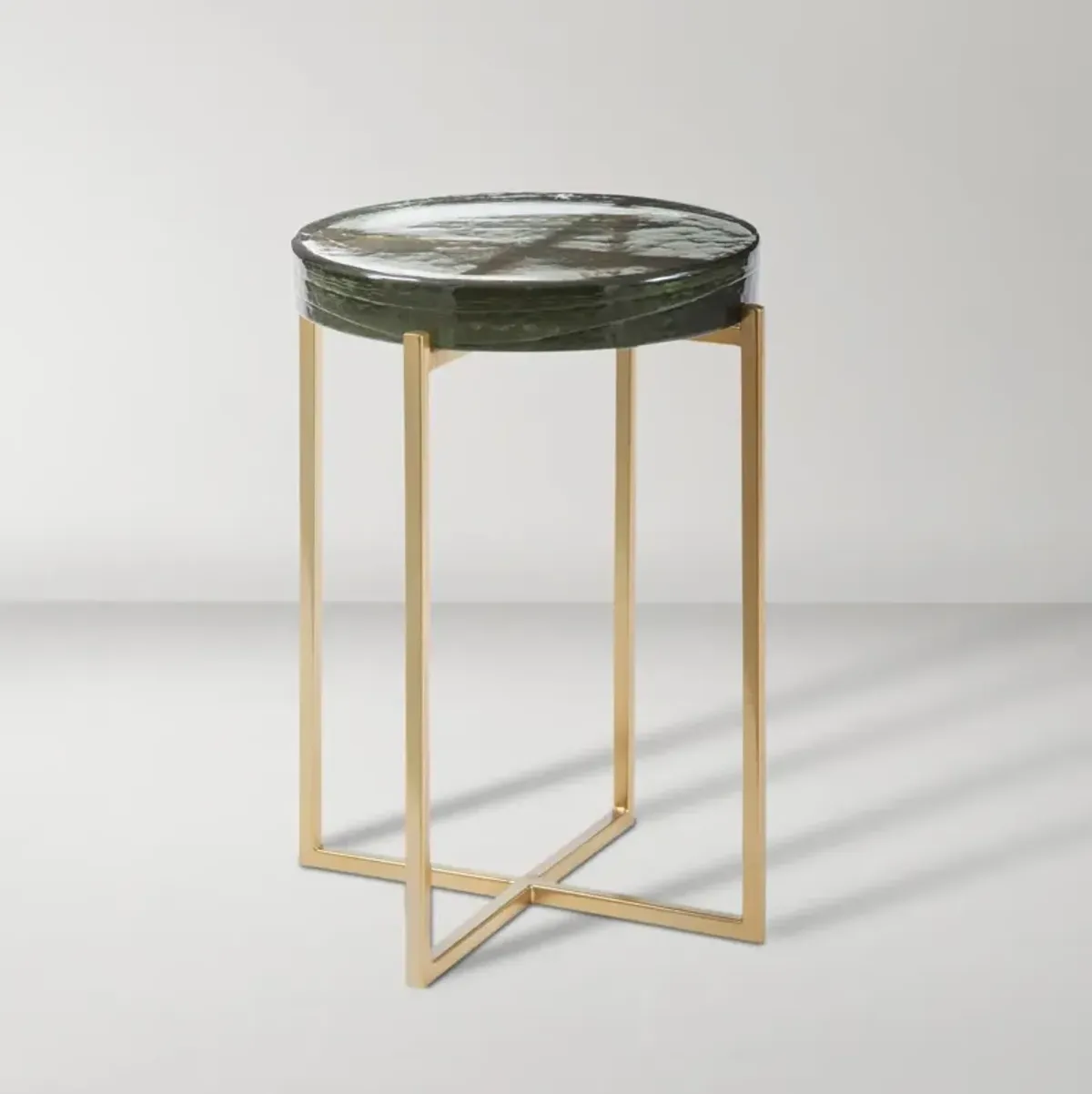 Marilee Accent Table - Brass