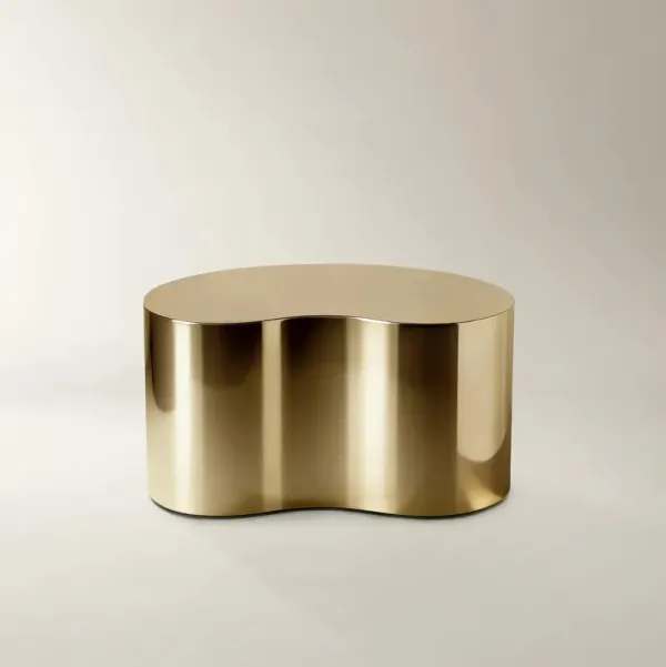 Aurea Coffee Table (32") - Soft Gold