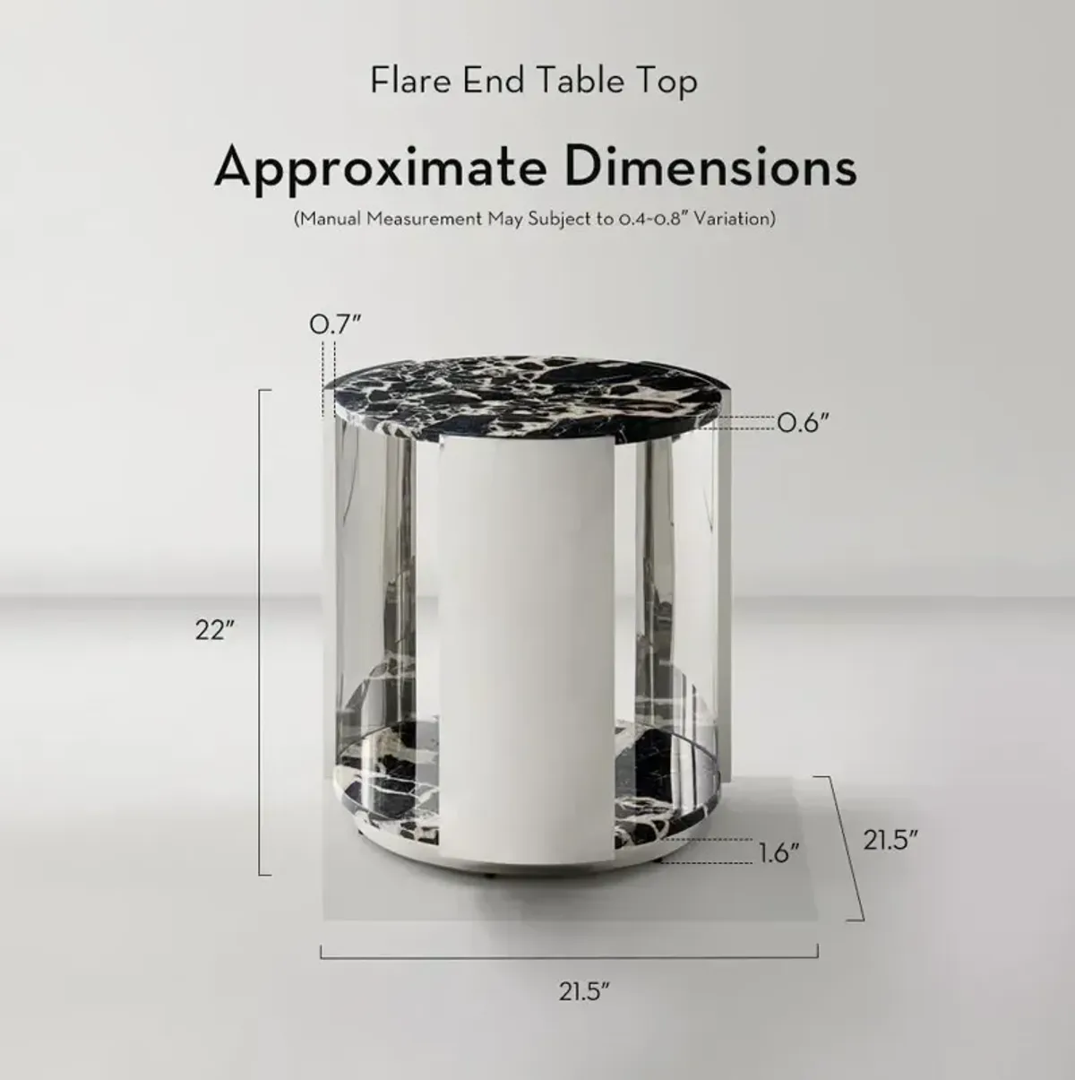 Flare End Table