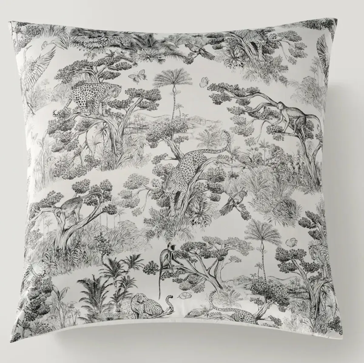 Jungle Toile Bedding Set - Ivory/Black