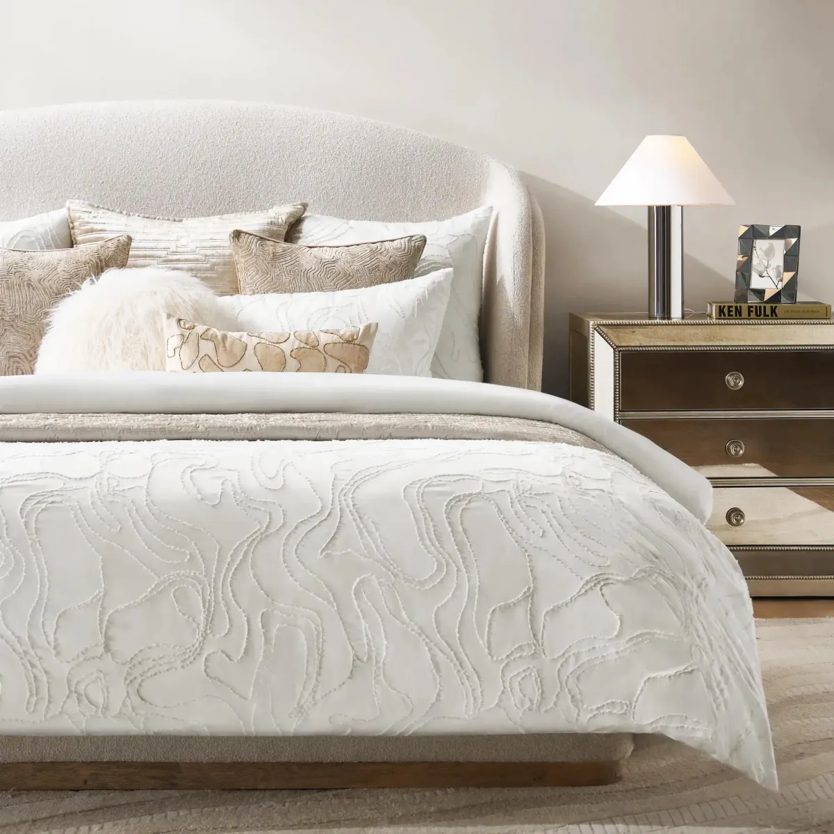 Noa Bedding Set - Pearl