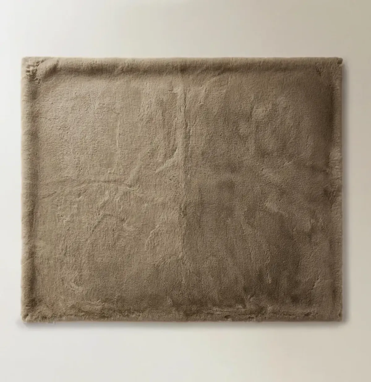 Shay Faux Fur Throw 50" X 60" - Rich Mocha