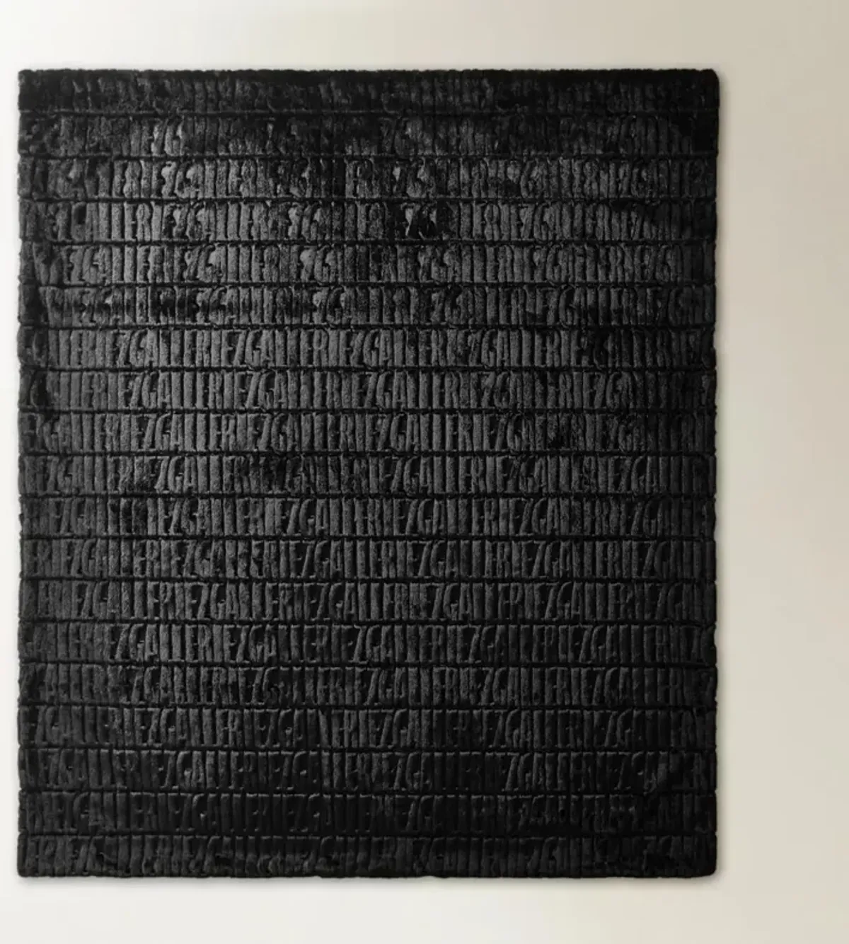 Z Carved Faux Fur Throw 50" x 60" - Black