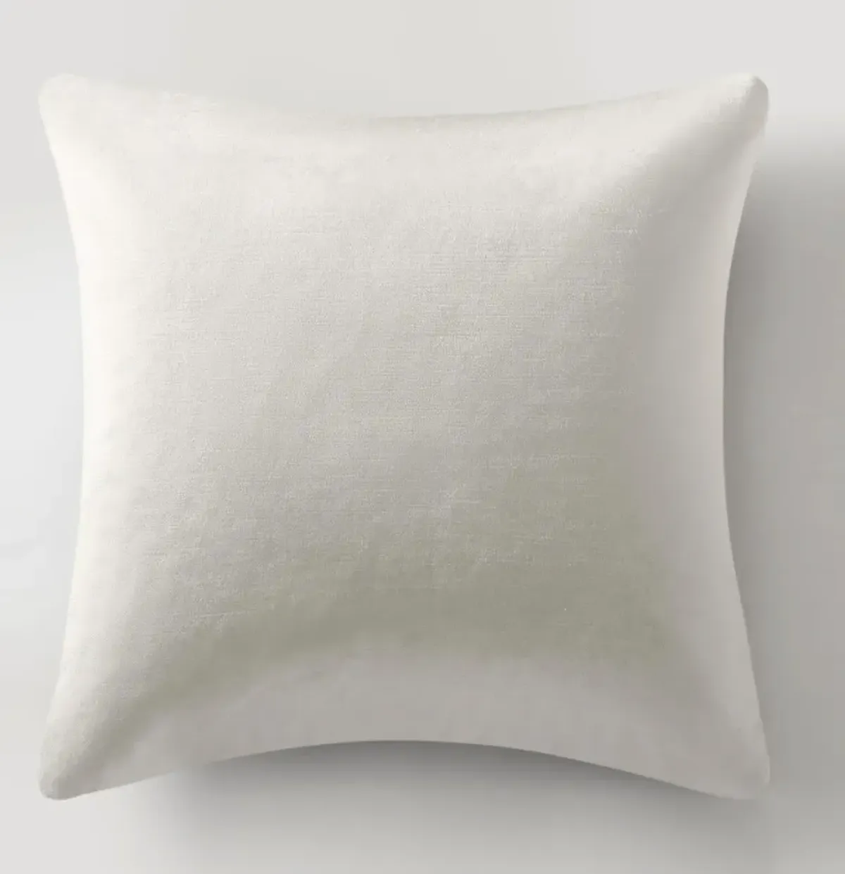 Glisten Velvet Pillow 22" - Ivory