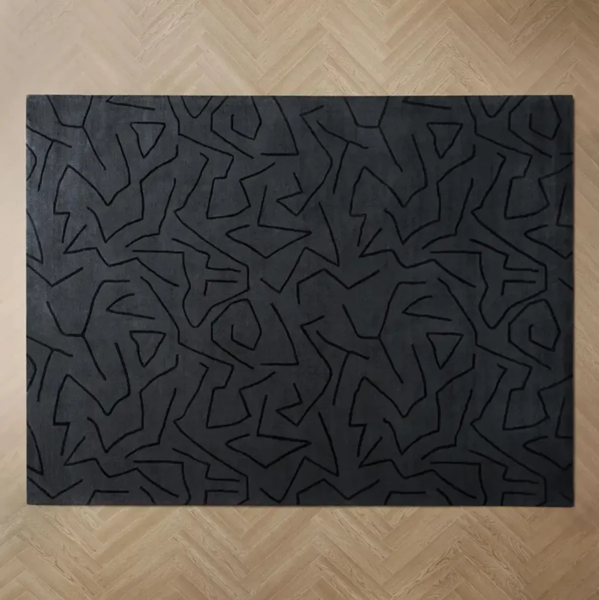 Carved Maze Rug