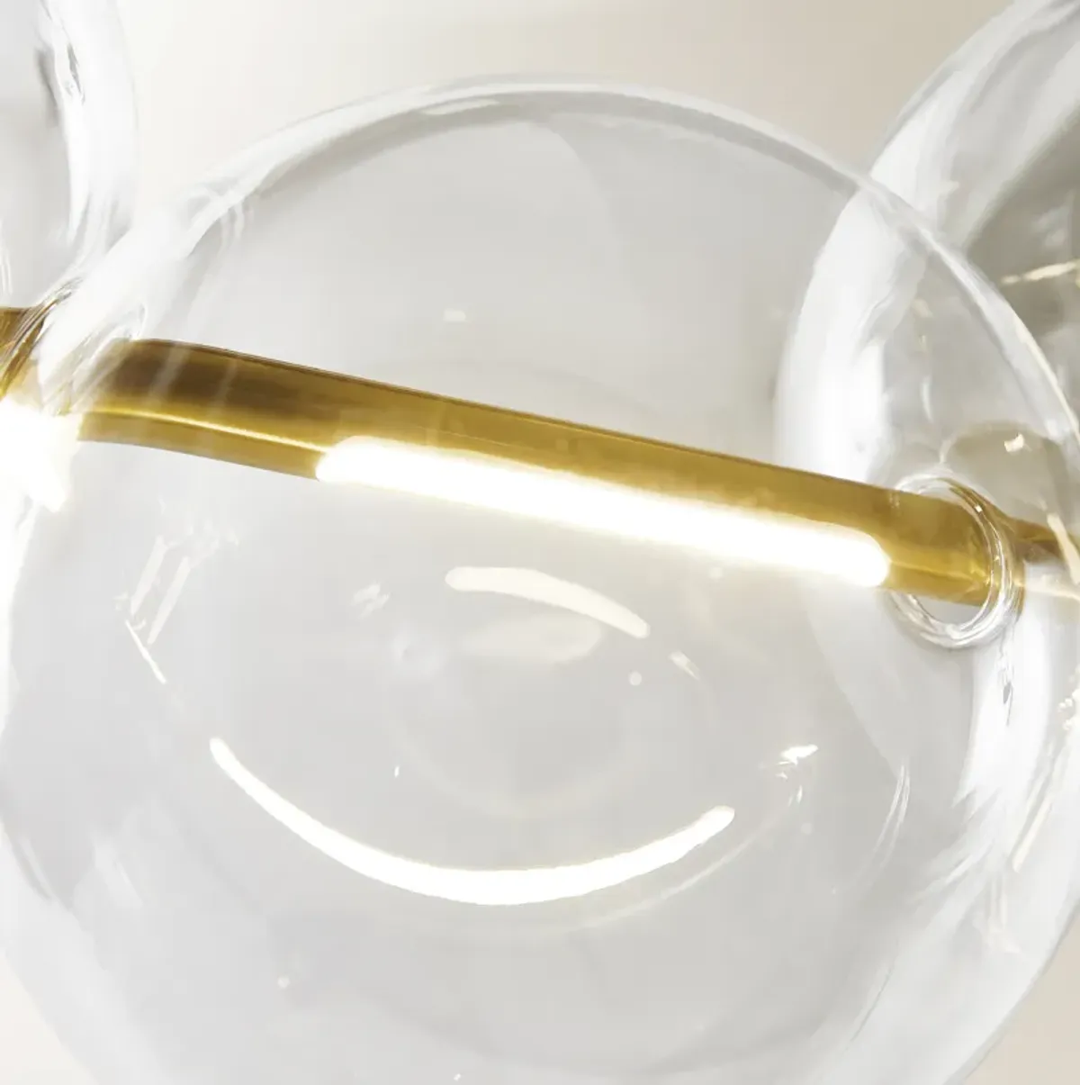 Bolla Glass Bubble Chandelier 60"