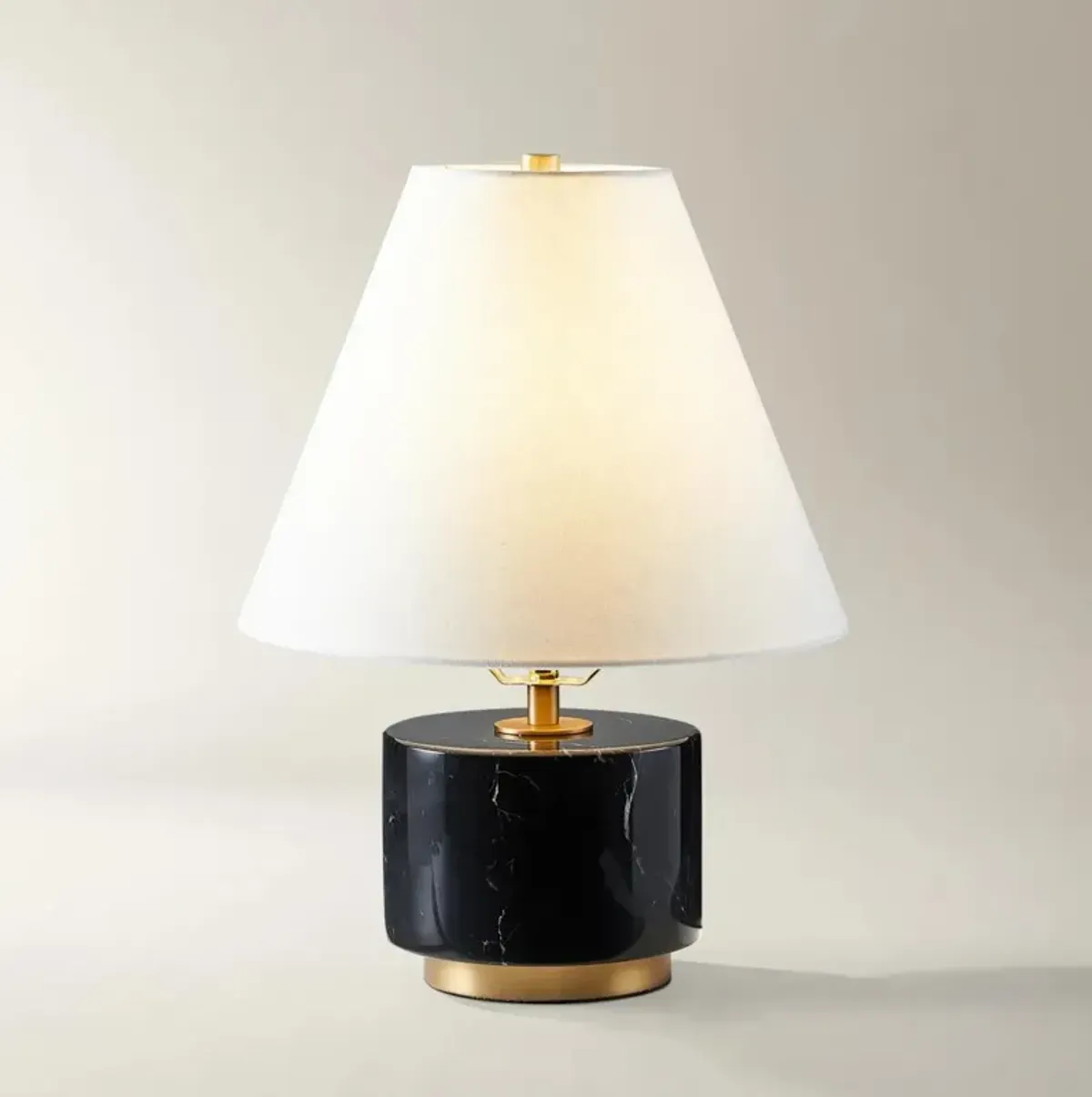 Arden Marble Table Lamp - Black