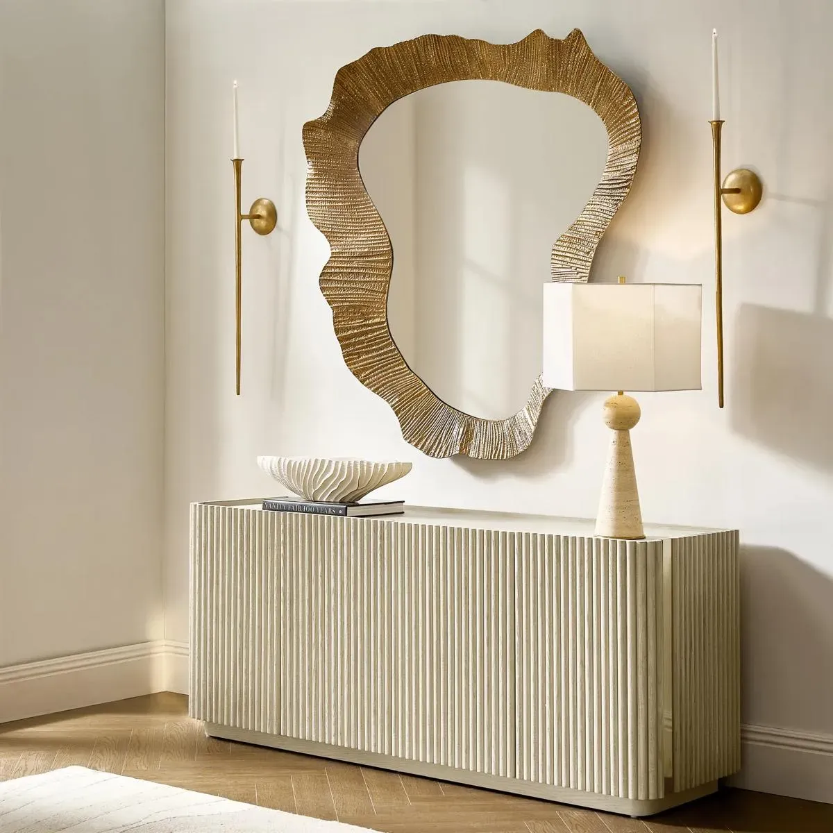 Alviso Travertine Table Lamp