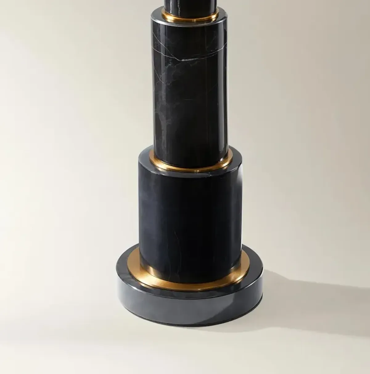 Adair Marble Table Lamp - Black