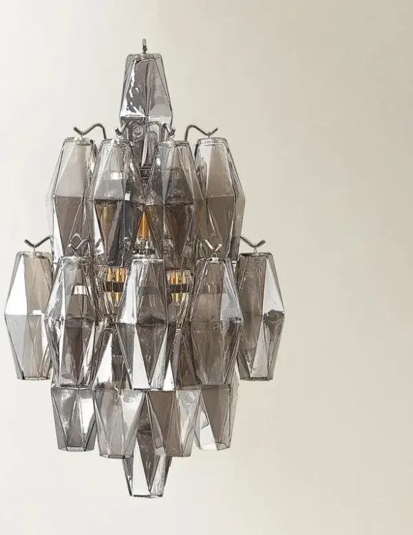 Cosima Glass Sconce 19.75" - Smoke