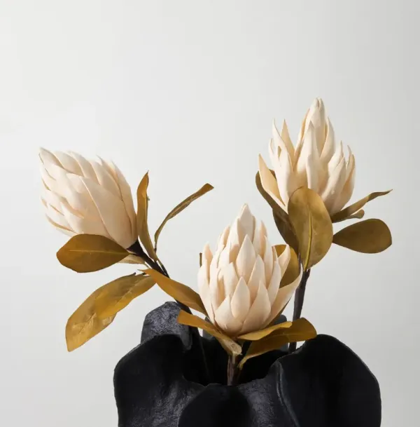 Protea Stem Cream 33" - Set of 3