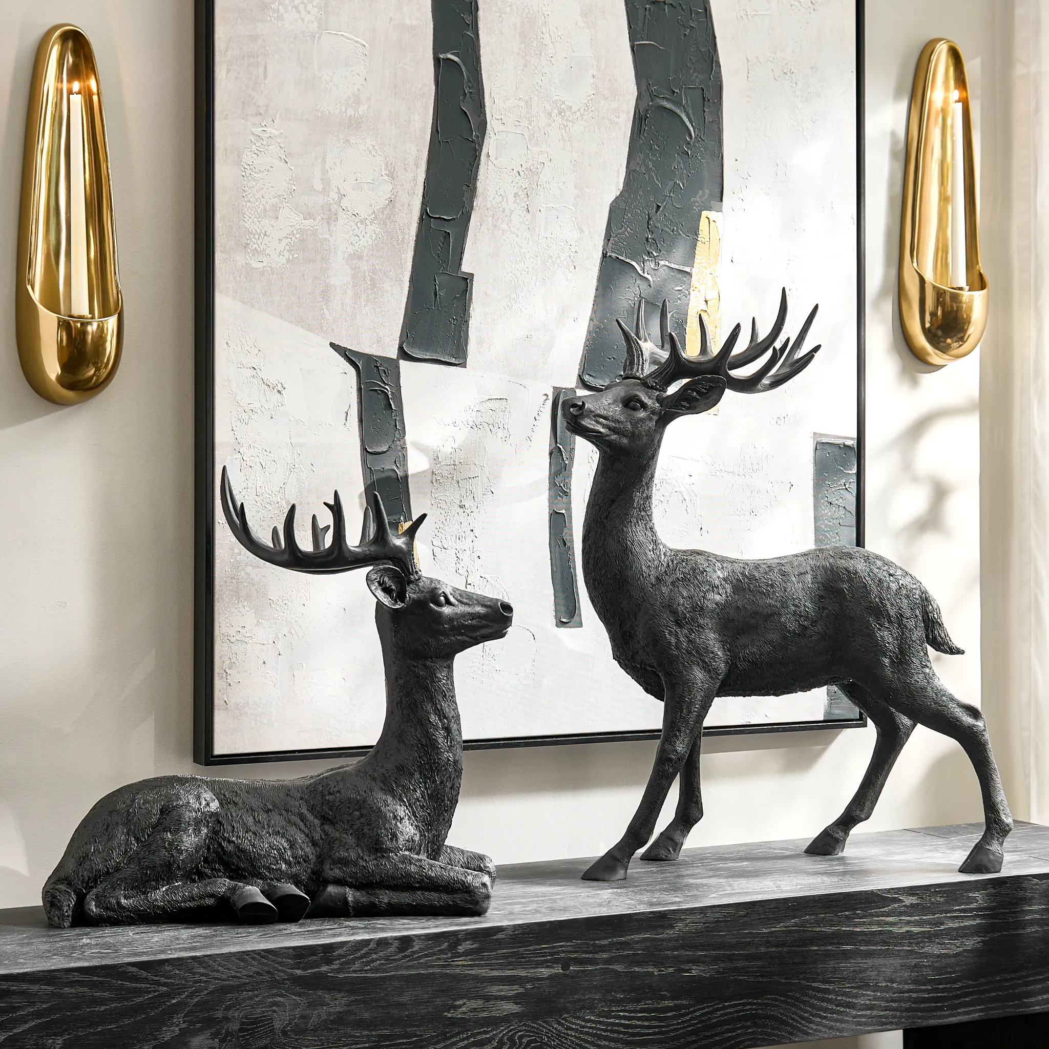 Majestic Deer Black - 22