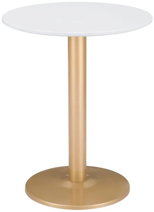 Alto Bistro Table White & Gold