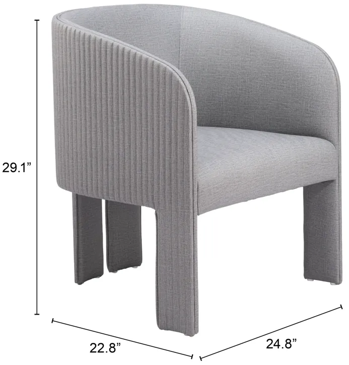 Hull Accent Chair Slate Gray