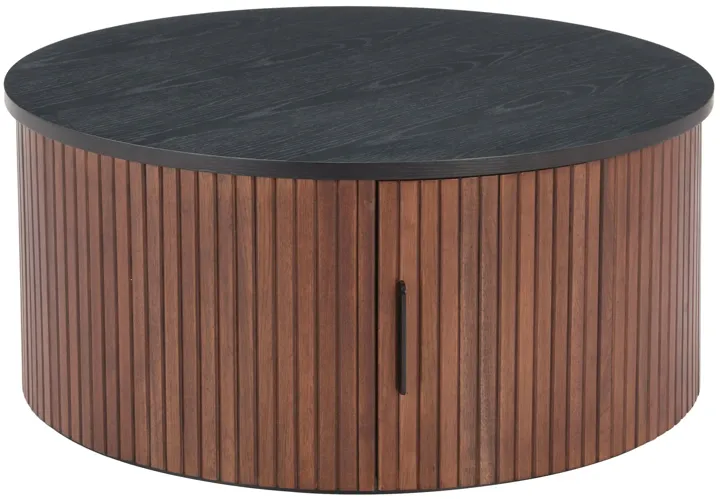 Nejaus Coffee Table Black & Walnut