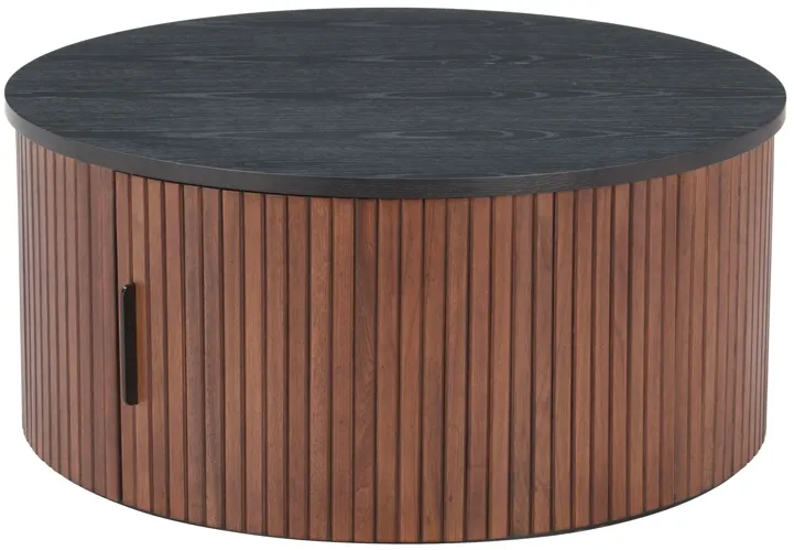 Nejaus Coffee Table Black & Walnut