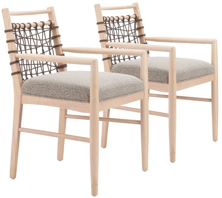 Wezly Dining Chair (Set of 2) Gray