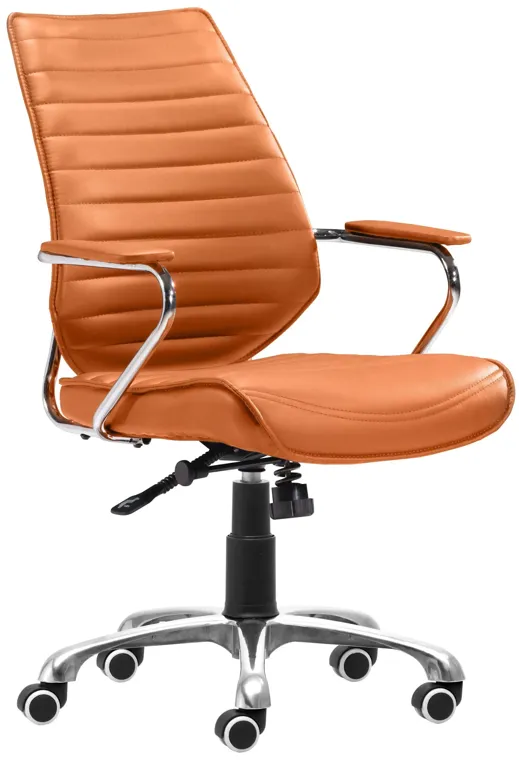 Enterprise Low Back Office Chair Terracota