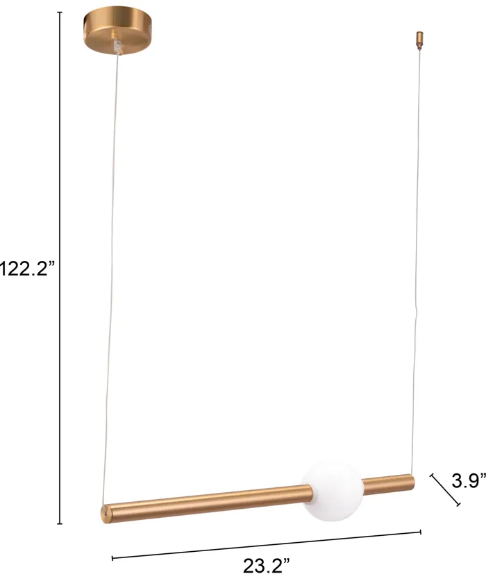Adeo Ceiling Lamp Brass