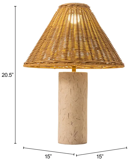 Kintal Solar Table Lamp Natural