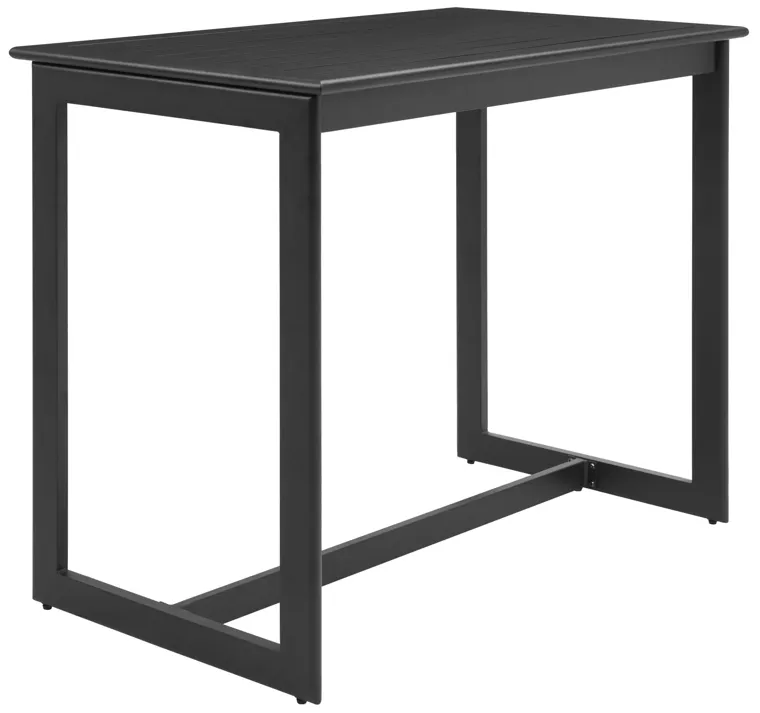Midnight Wave Bar Table Black
