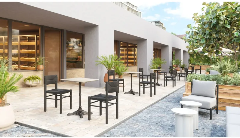 Alfresco Dining Table Gray