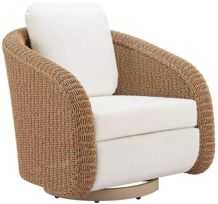 Solara Swivel Chair Ivory
