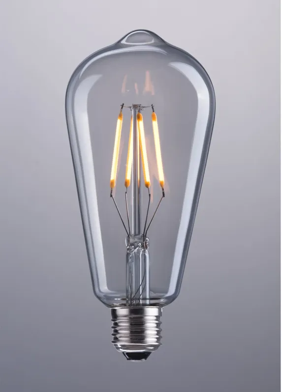 E26 ST64 4W 146x64mm LED Light Bulb Clear